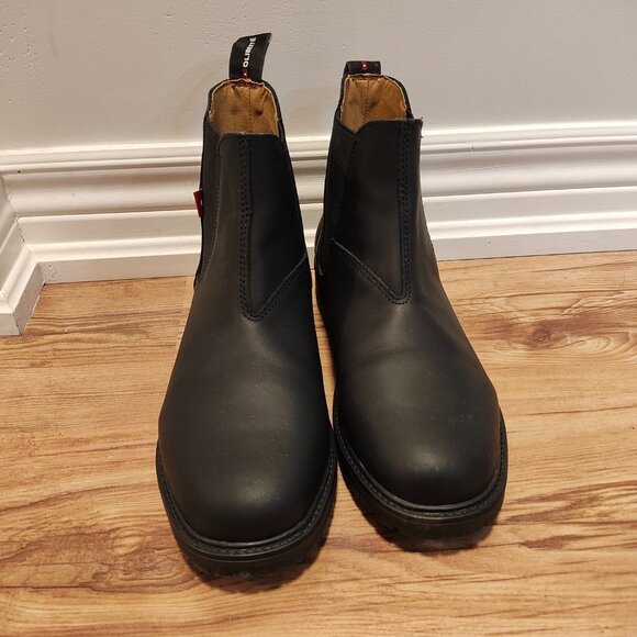 Like New Oliberte Women's 'Sarnia' Black Leather Boots, Made in CAN - Sz 8 - Picture 3 of 6